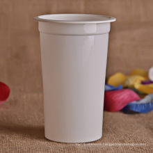 White Color Plastic Cups for Yoghourt